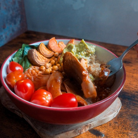 bbq-mushroom-quinoa-bowl